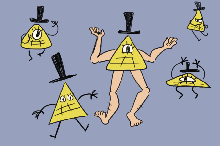 Triangle man, triangle man