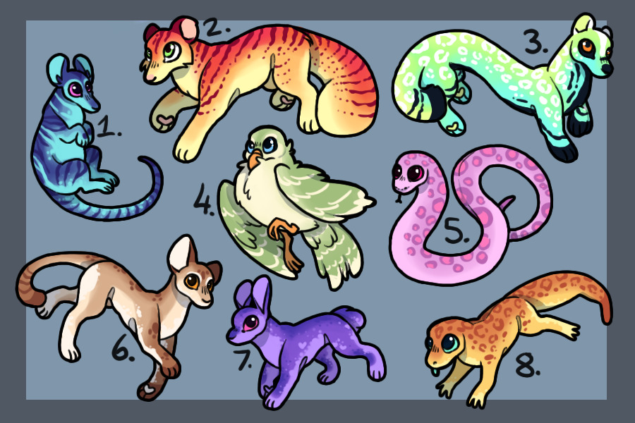 Animal Adopts - Batch 1 [all sold]