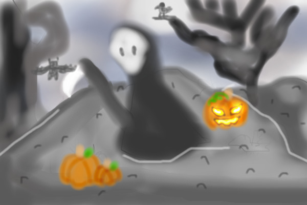 Spooky Halloween Reaper