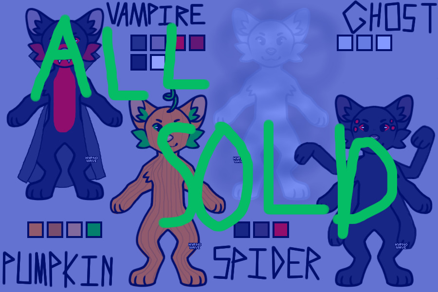 Halloween Adopts (Closed, all sold!)