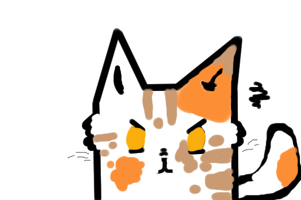 Editable cat template the rage
