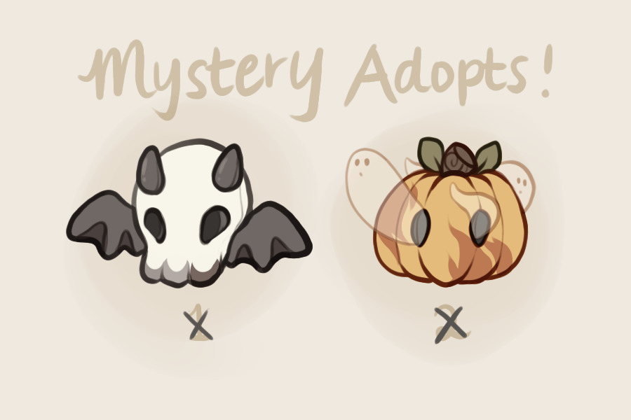 halloween mystery adopts- ended!