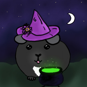 Spooky Avi! (Guinea pig)