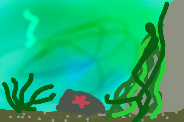 Under water