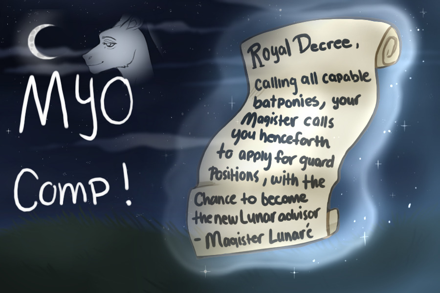 ✧Paledon Batpony MYO Comp; C$ prizes added✧