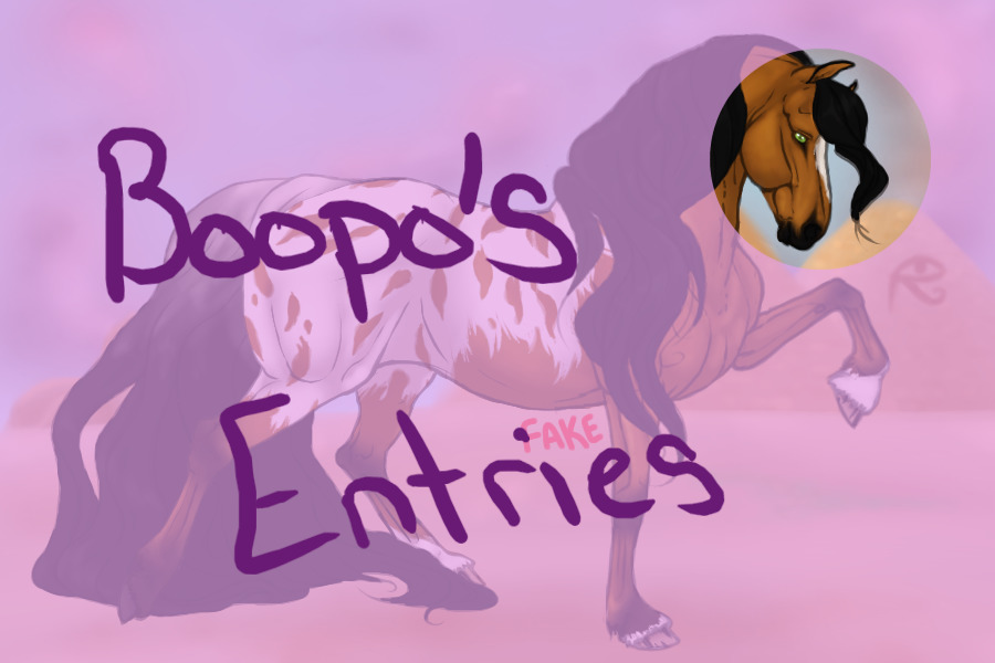 Boopo's Entries