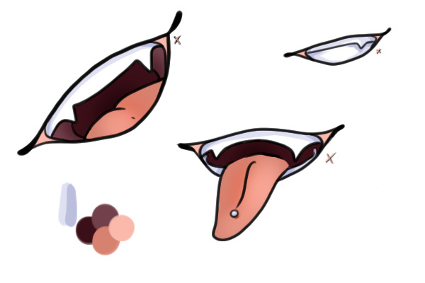Anime mouth practice
