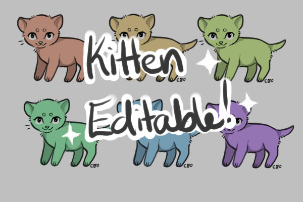 Kitten Editable!