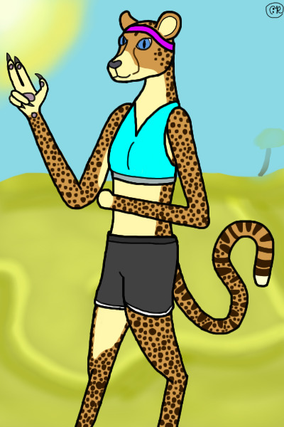Anthro Cheetah Redraw