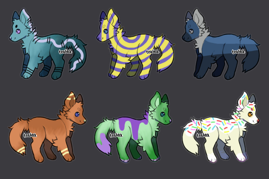 lazy dog adopts (4/6 open)