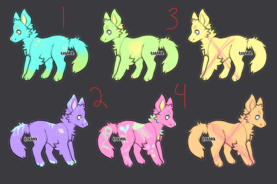 PUP ADOPTS!  4 available!