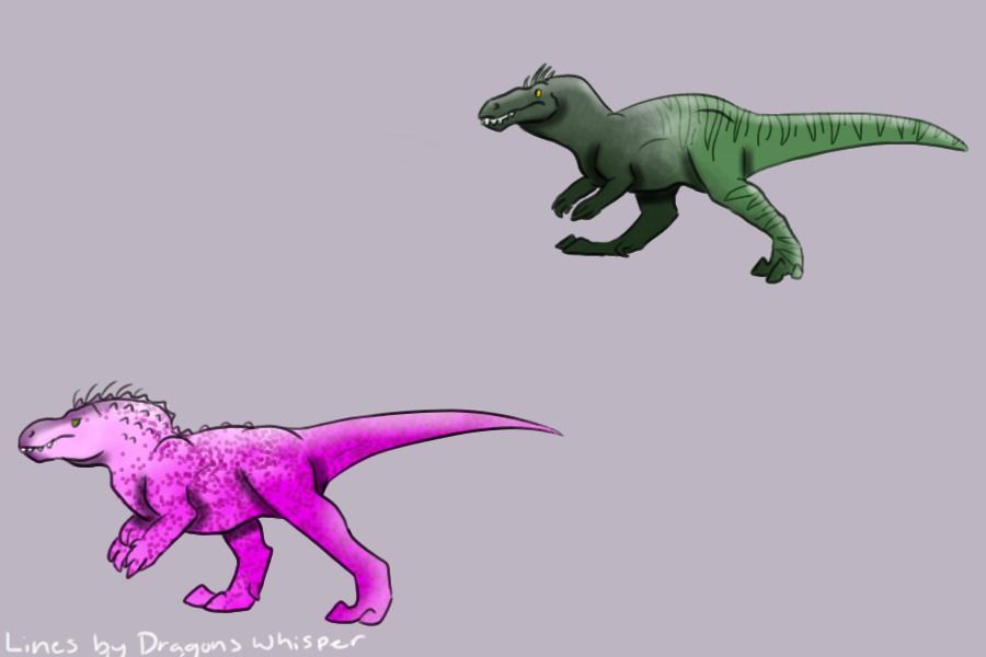 Some dinosaurs