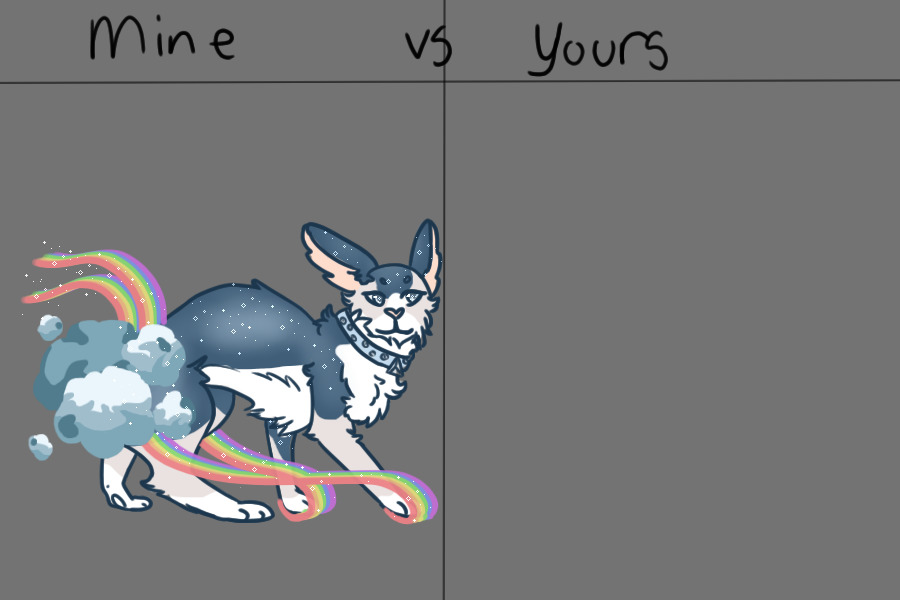 One rainbow cat to another [challenge]