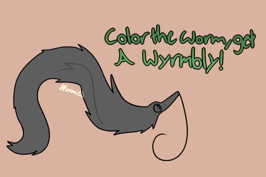 Color the Worm, get a Wyrmbly! (EVENT)