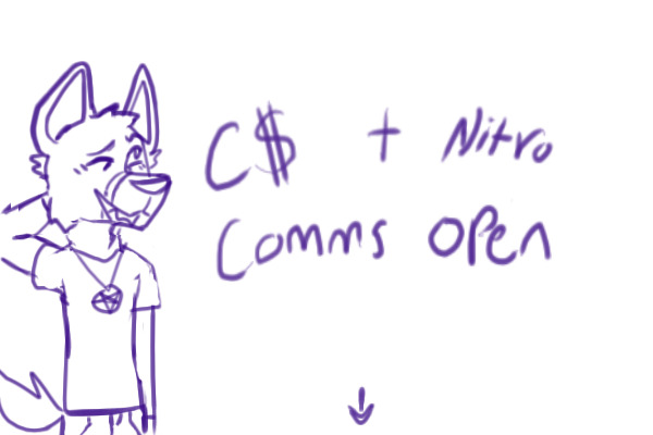 c$ + nitro commissions open