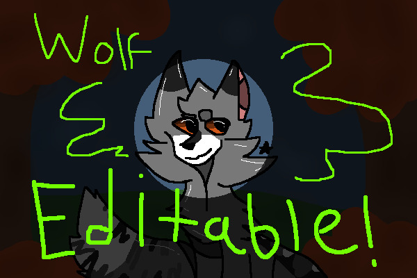 Wolf editable!