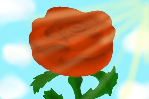 realistic rose