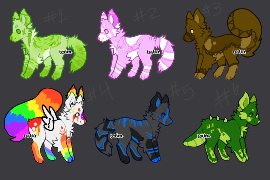 4/6 pup adopts