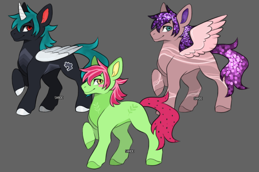 3/3 pony adopts -