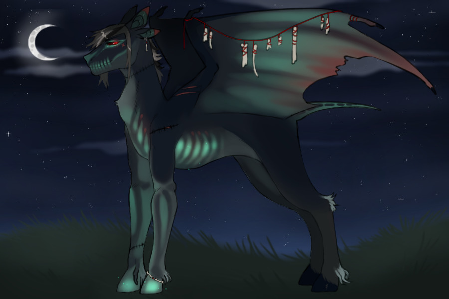 ✧Necromantic Communicant; Batpony Event Adopt✧