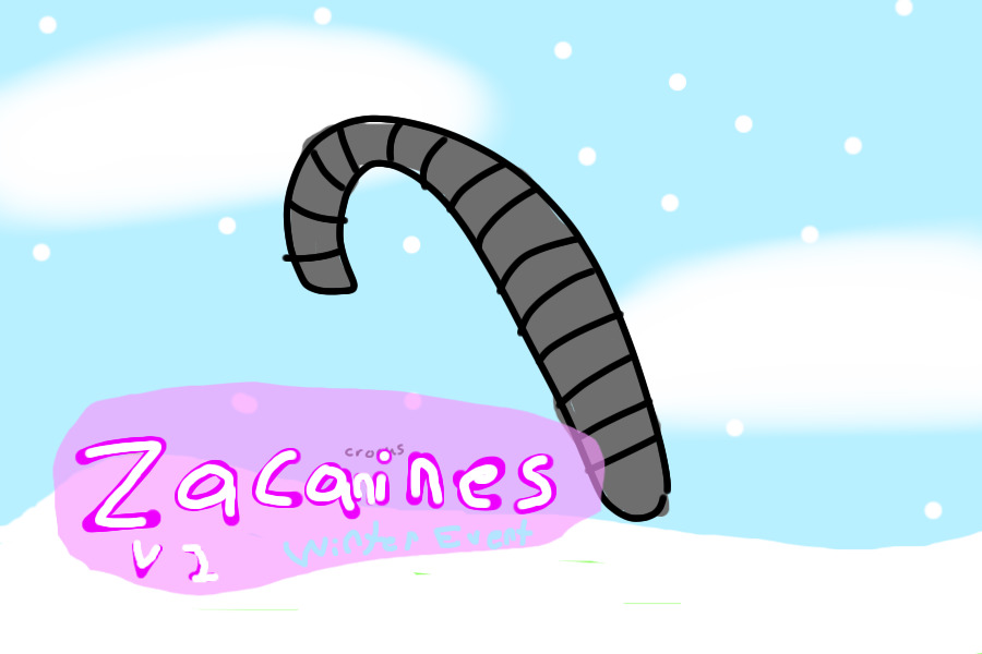 Zacanines Winter Event - color candy cane, get Zacanine
