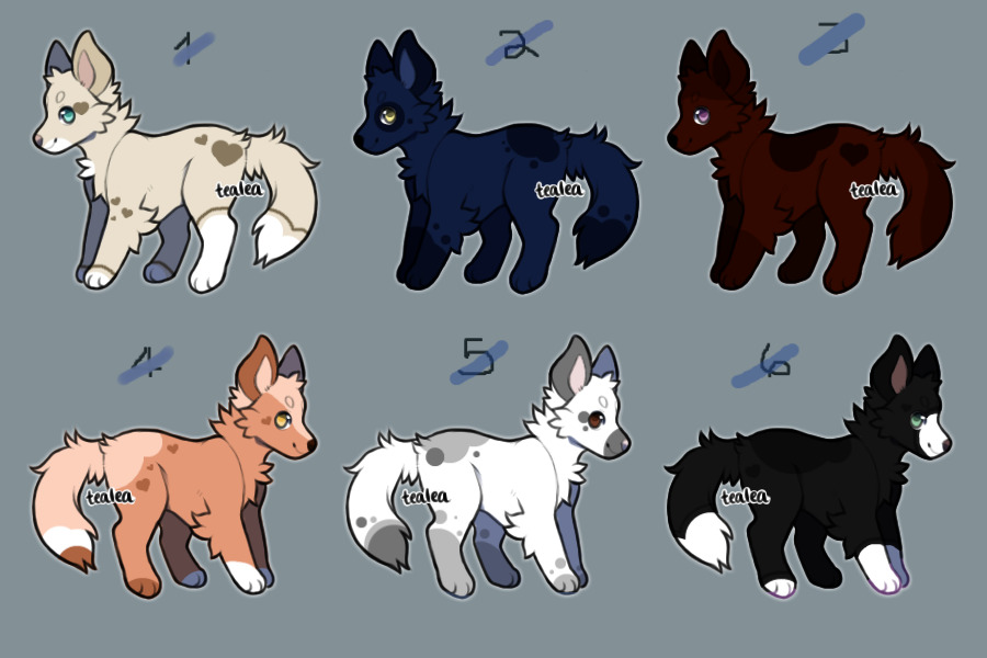 Pearly Puppy Adopts - closed