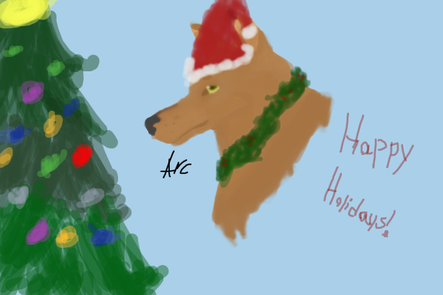 Holiday coyote!