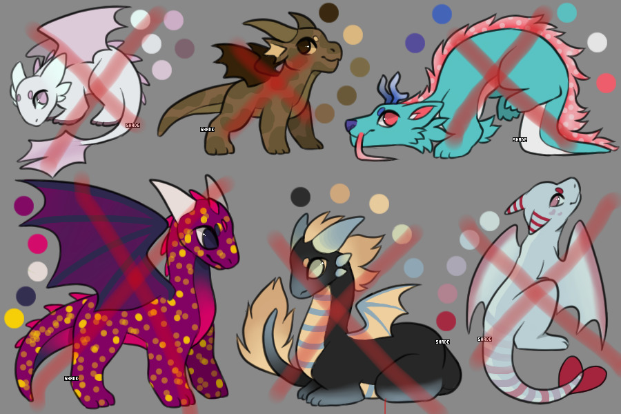 15 C$ Dragon adopts! Flatsale closed