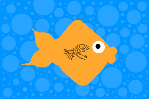 Bubbly Sea and Fish