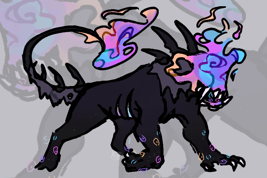 Strange creature closed