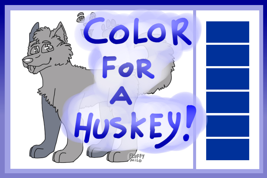 Color for a Husky design!