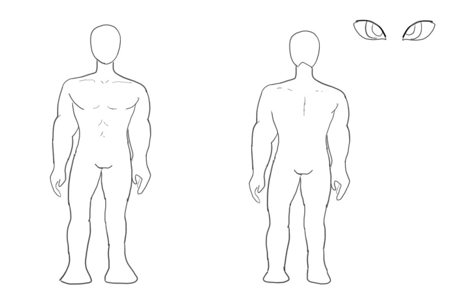 Male reference sheet