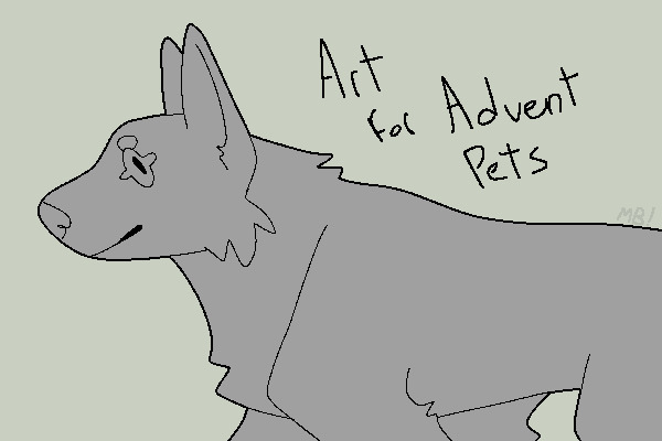 Art for Advent pets