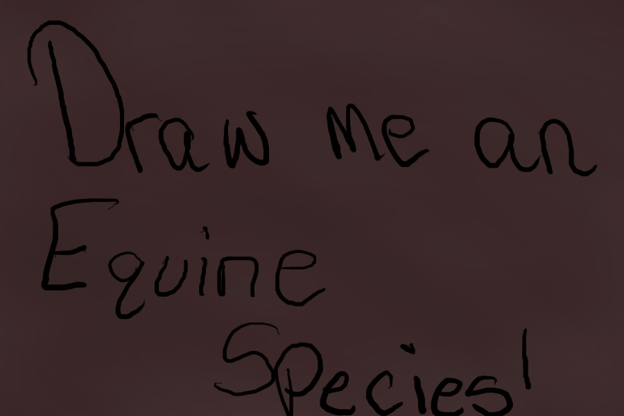 Draw me an equine species