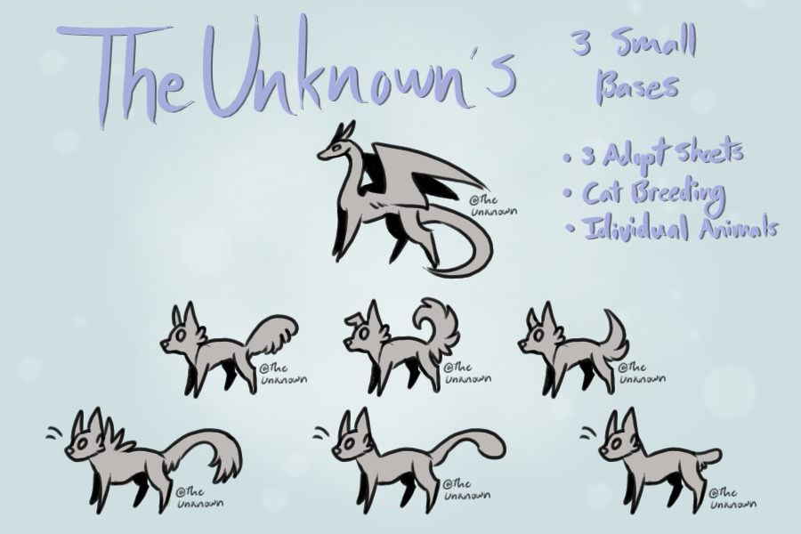 TheUnknown's base sheets + breeding