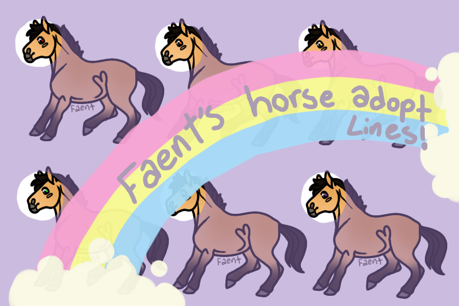horse adopt lines!