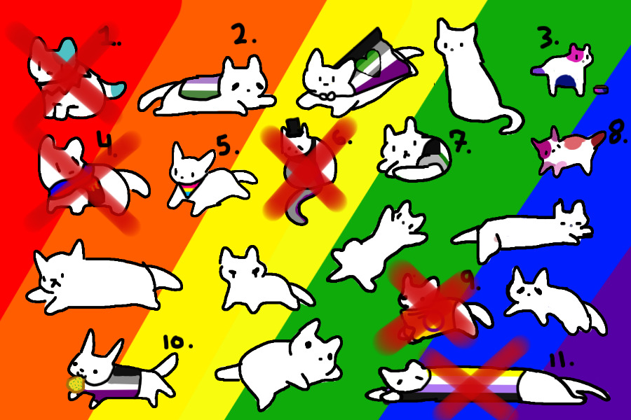 LGBTQ+ Cat Adoptables