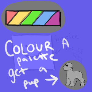 colour palette = get pup