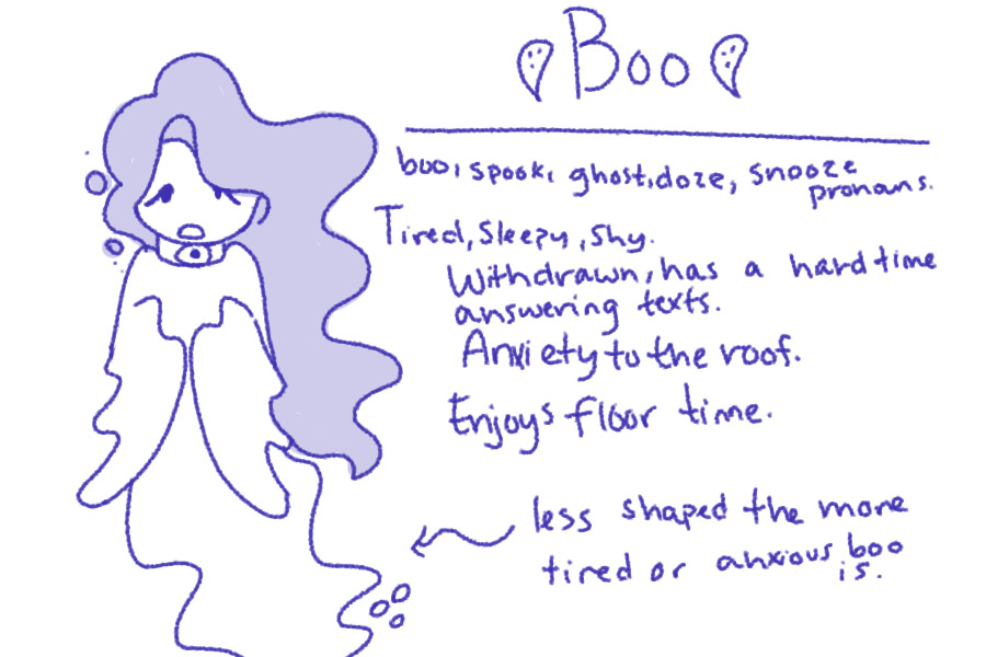 boo reference sheet