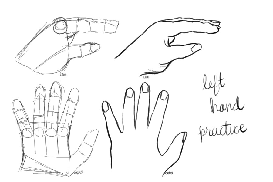 hand (left) practice