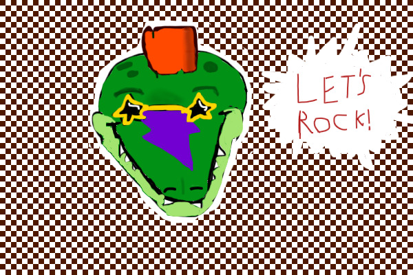 montgomery gator lets rock art