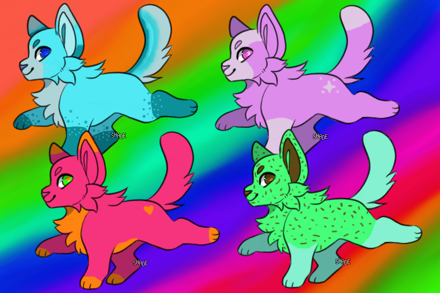Rainbow adopts!