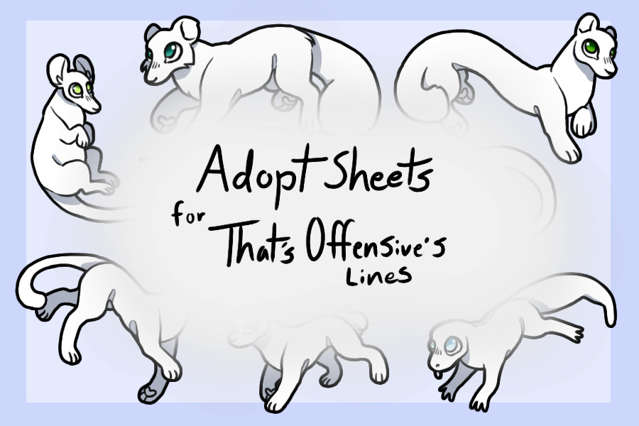 Adopt Sheets for That's Offensive's lines