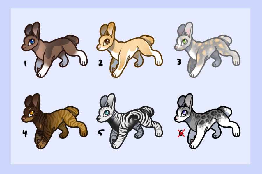 Bunny Adopts 3/6 open (50C$ or $2)