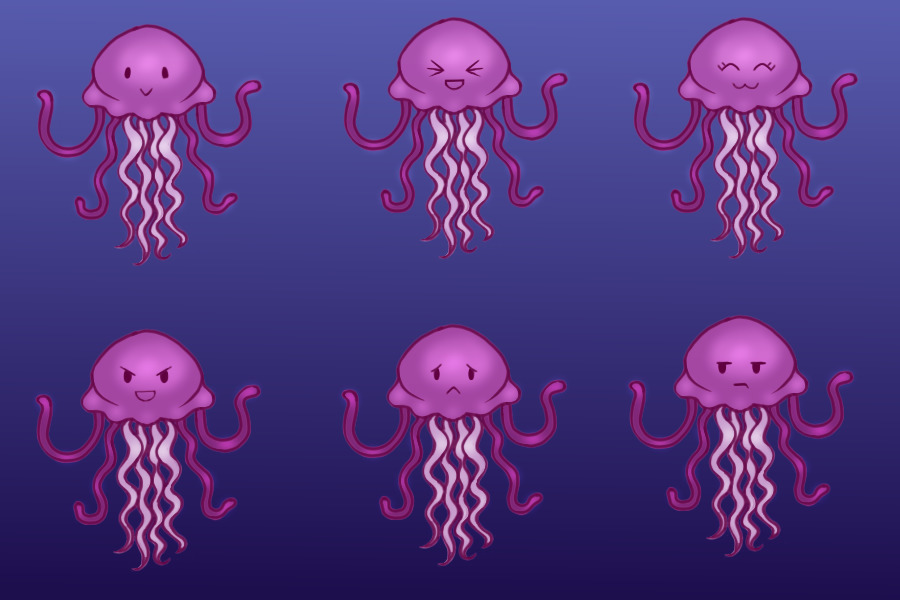 Jellyfish Editable