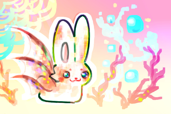 Saturated fimsh bunny