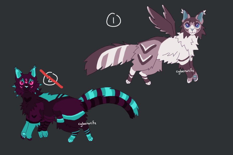 two kitty adopts (closed)