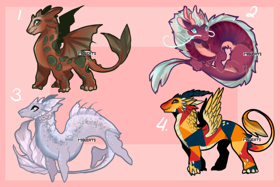 (0/4) DRAGON ADOPTS v3 PRICE CHANGE - all sold thank you <3