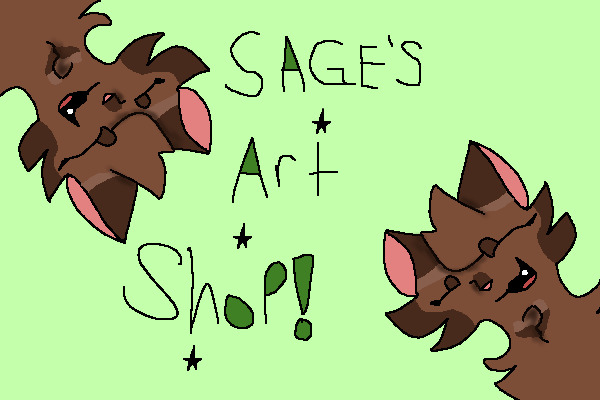 Sage's art shop!(OPEN)