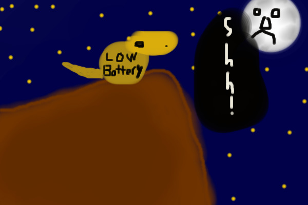 Low battery wolf